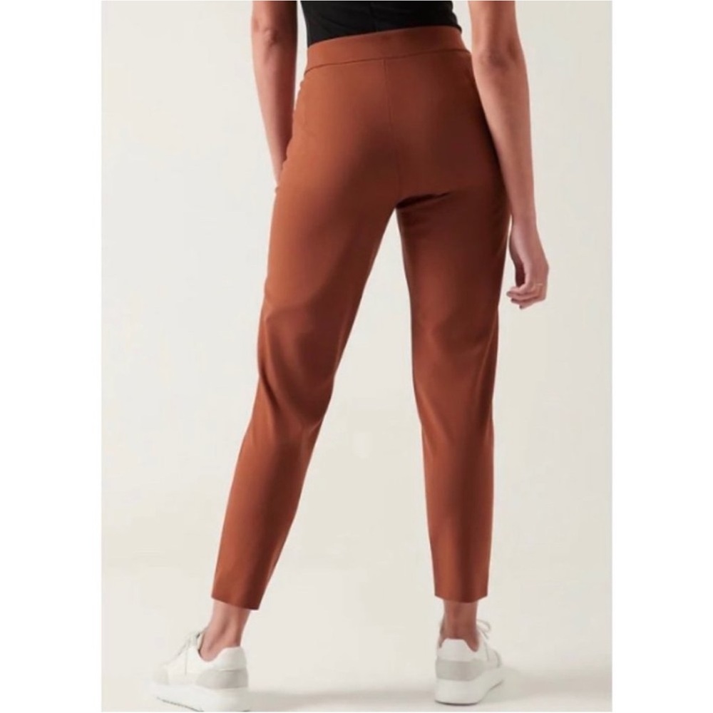Athleta Stellar Skinny Trouser Terracotta Orange Red Pants 4 - Picture 3 of 10